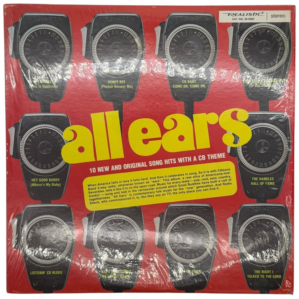 Realistic‎ All Ears 10 New Original Songs CB Radio Vinyl Record Album 50-6002